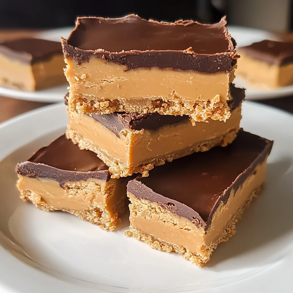 No-Bake Peanut Butter Buckeye Bars Recipe