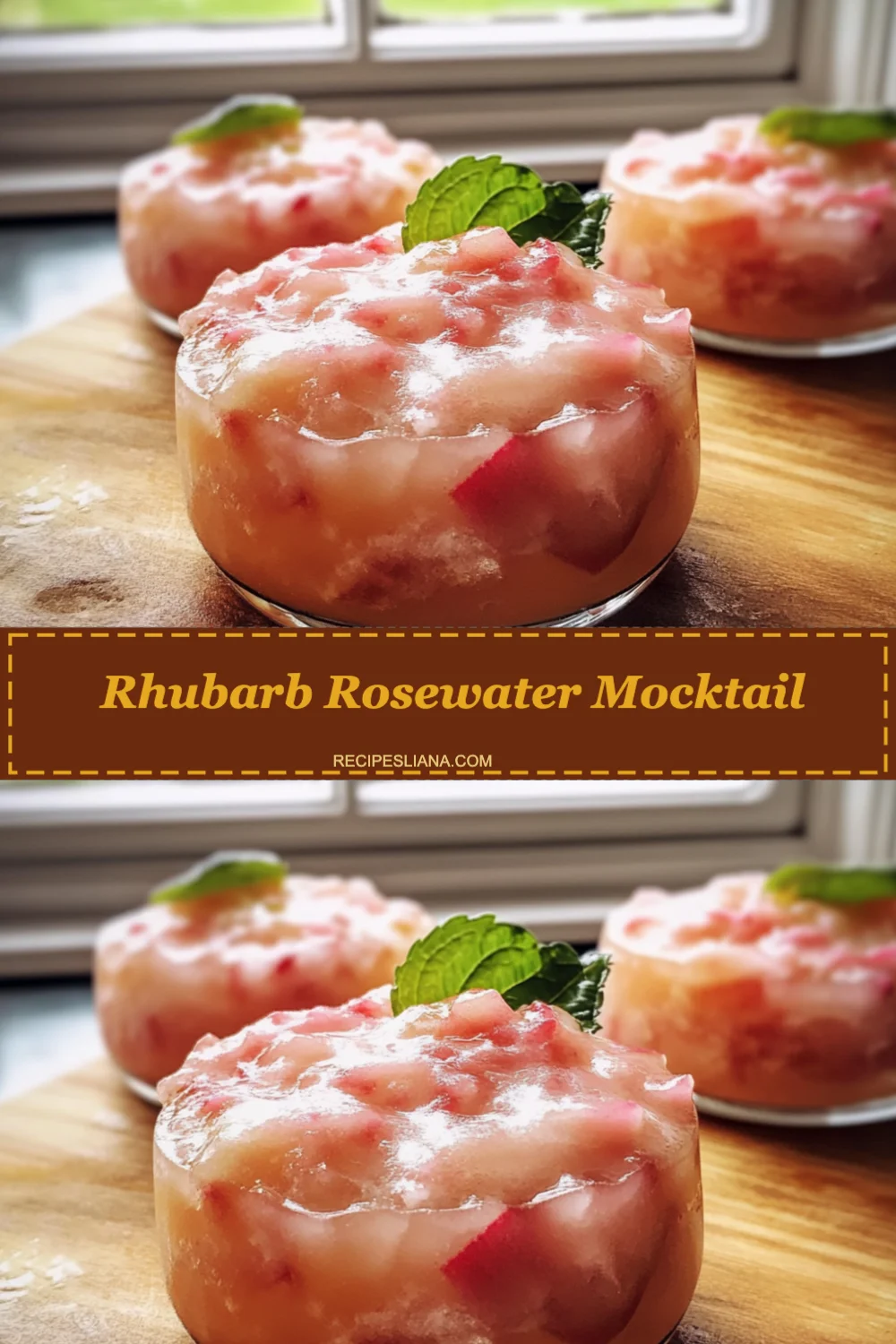 Refreshing Rhubarb Rosewater Mocktail Recipe for Your Next Celebration!