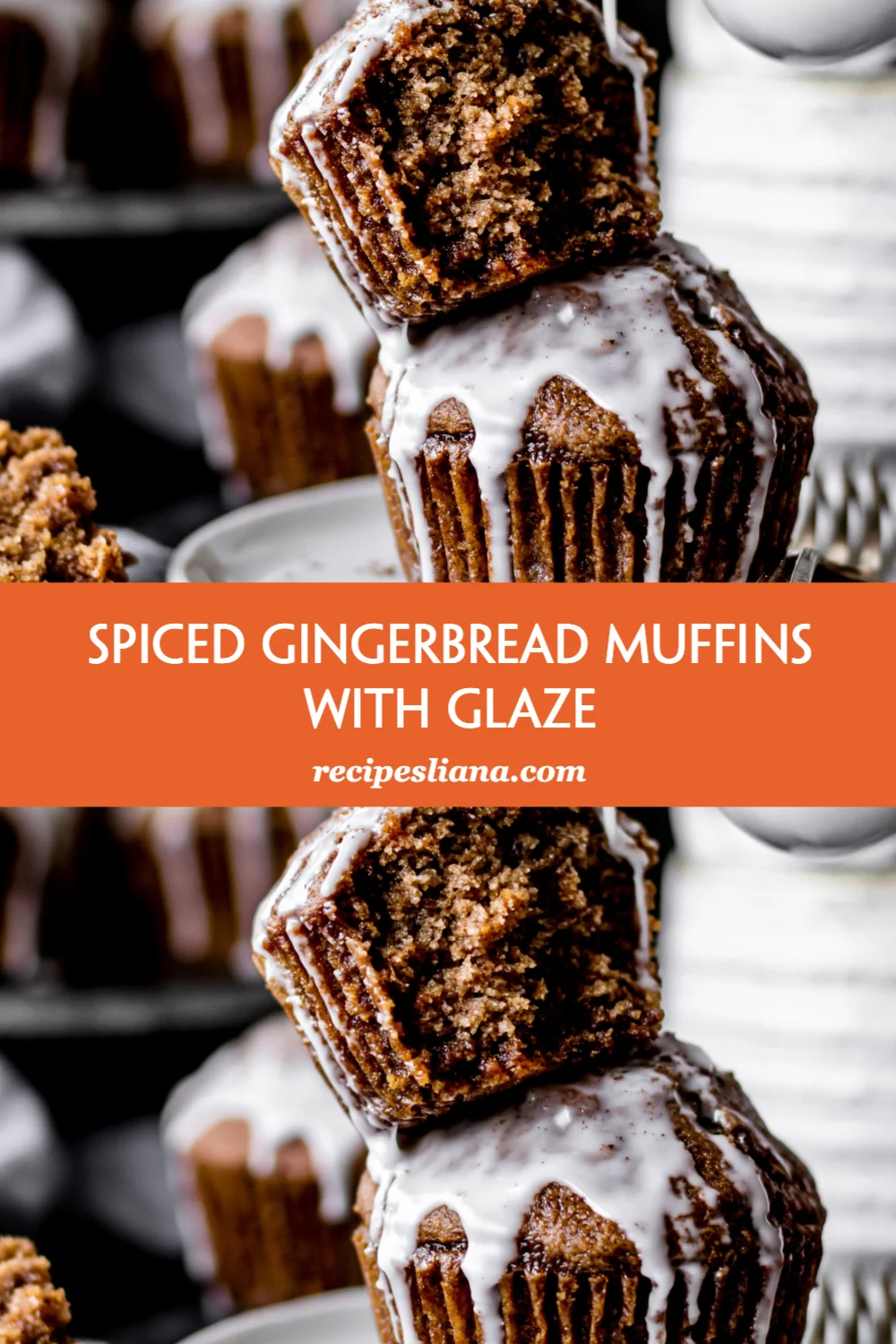 Irresistible Spiced Gingerbread Muffins with Glaze for Cozy Mornings and Festive Gatherings