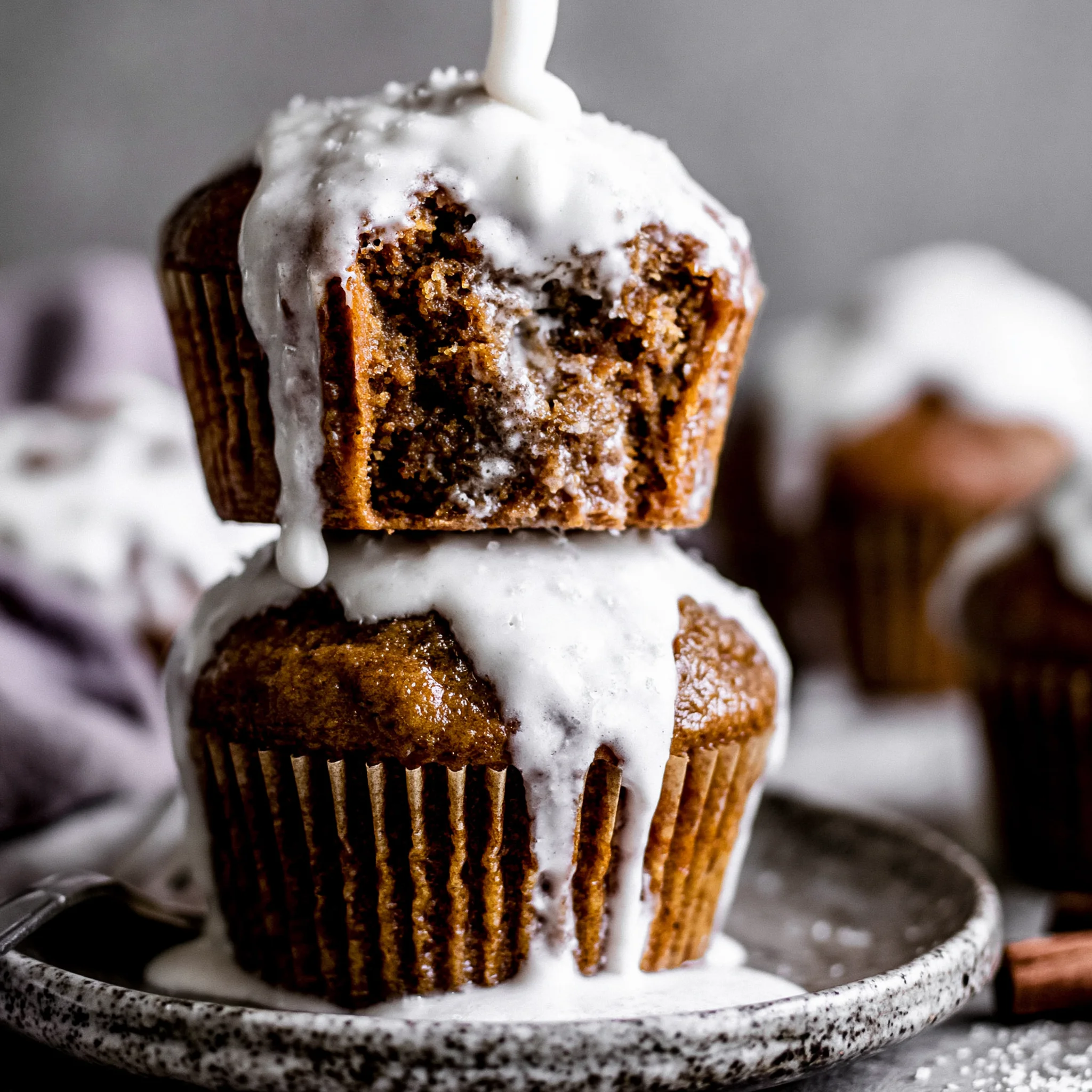 Sweet Cream Gingerbread Muffins Recipe