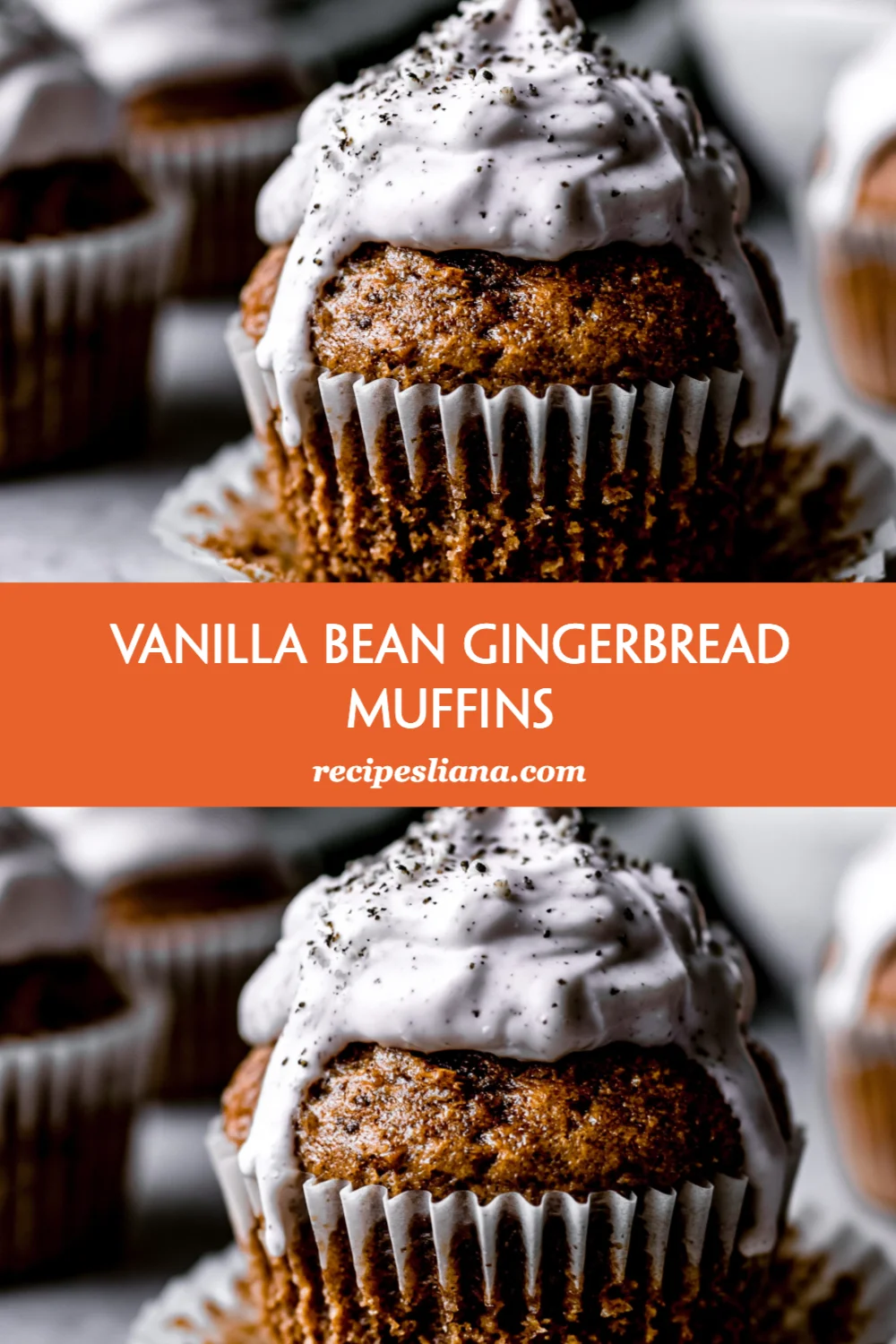 Delight in the Holidays with Homemade Vanilla Bean Gingerbread Muffins Recipe!