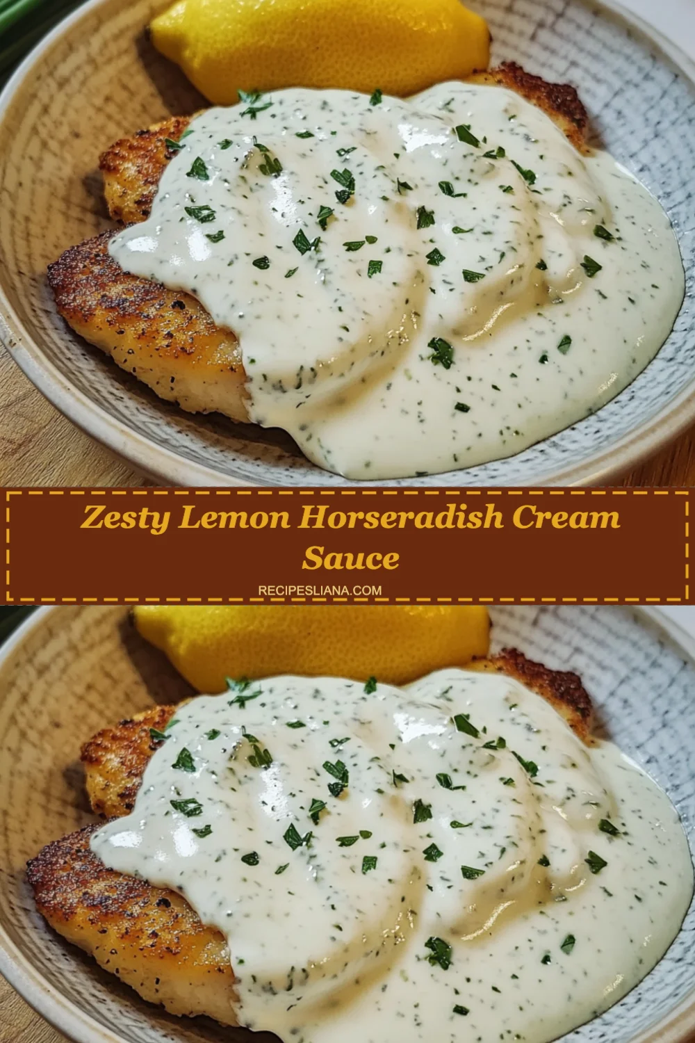 Zesty Lemon Horseradish Cream Sauce Recipe